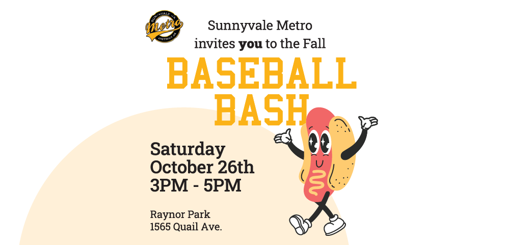 FREE Sunnyvale Metro Little League Baseball Bash