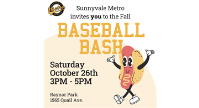 FREE Sunnyvale Metro Little League Baseball Bash